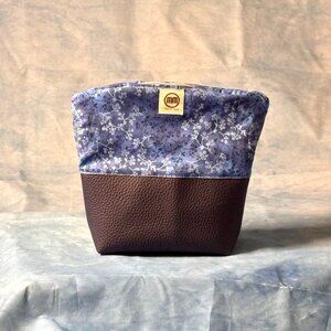 Blue Zip Pouch